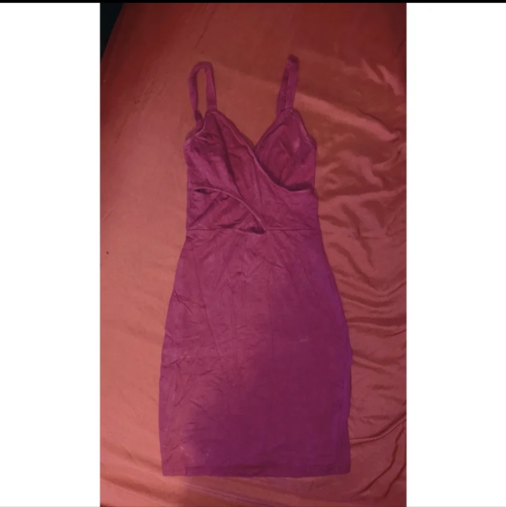 Red Bodycon cut out mini dress